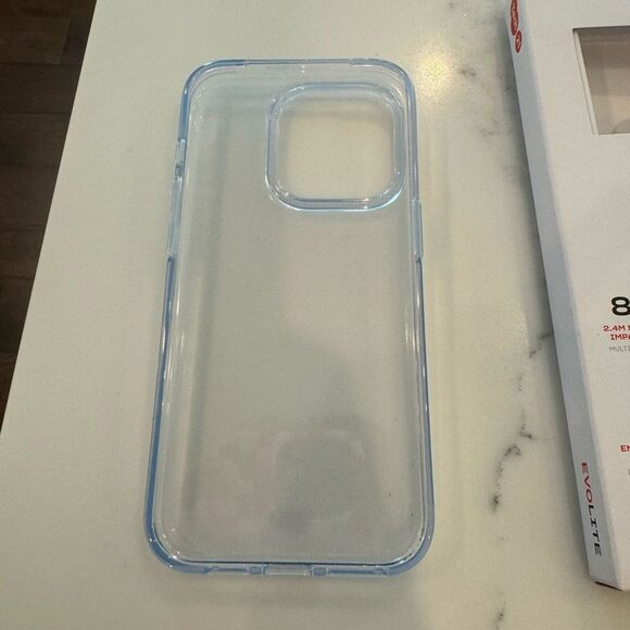 Tech 21 Evolite Clear Phone Case for iPhone 15 Pro - Picture 5 of 6